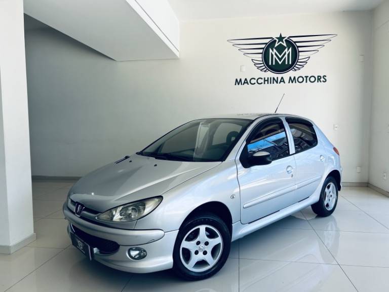 PEUGEOT - 206 - 2006/2007 - Prata - R$ 14.990,00